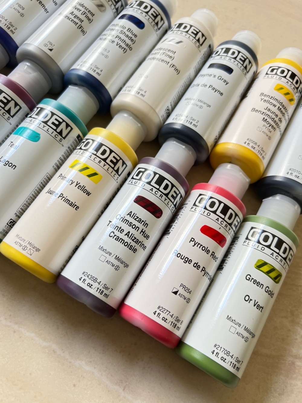Golden Fluid Acrylic Paint Set - Picture 4 of 6